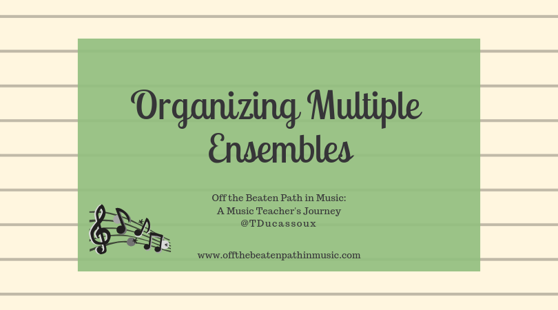 Organizing Multiple Ensembles