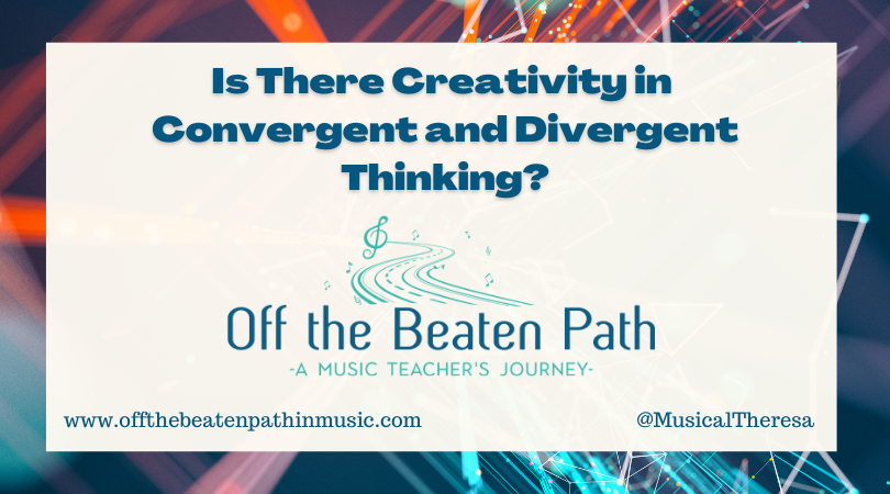 Is There Creativity In Convergent and Divergent Thinking?
